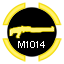 Gold M1014 Shotgun