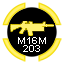 Gold M16 & M203