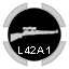 Silver Enfield L42A1 Sniper Rifle