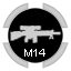 Silver M14 Infantry Rifle